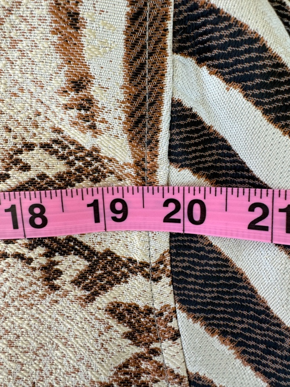 Caroline Rose Jacket Zebra Snake Animal Print No Size Tag Measures as 3X - Picture 13 of 16
